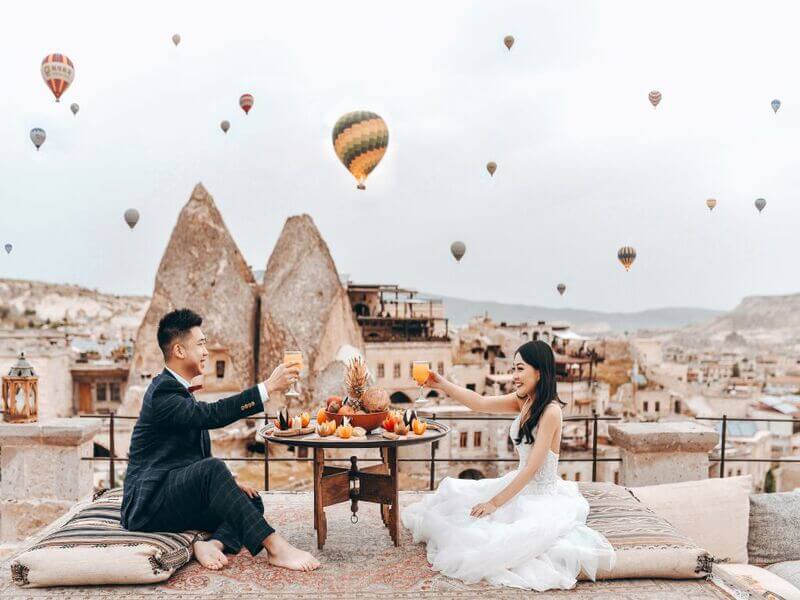 Весілля в Туреччині | В Каппадокії, в готелі, на березі моря 
